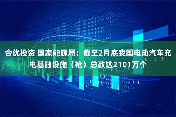 合优投资 国家能源局：截至2月底我国电动汽车充电基础设施（枪）总数达2101万个