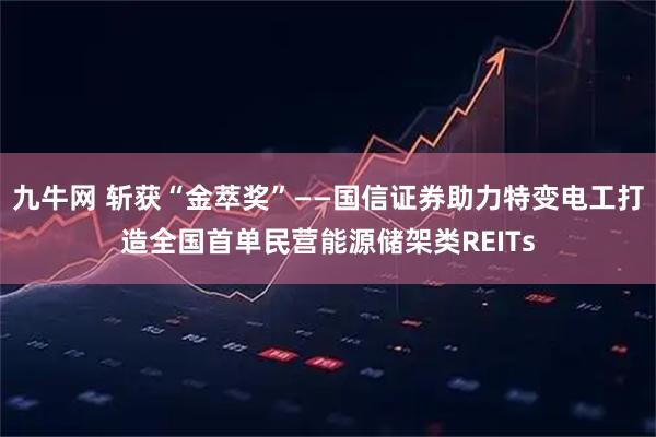 九牛网 斩获“金萃奖”——国信证券助力特变电工打造全国首单民营能源储架类REITs