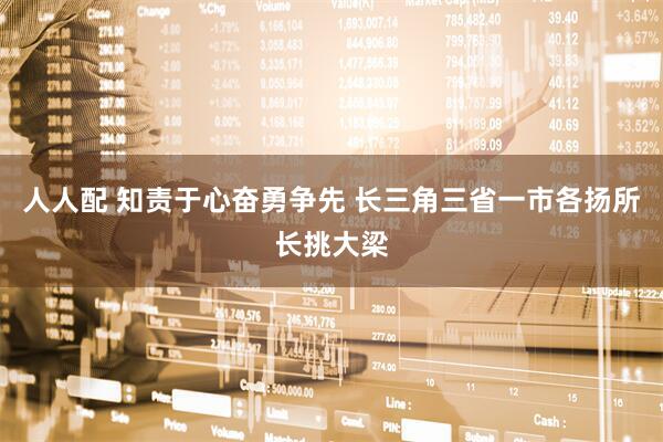 人人配 知责于心奋勇争先 长三角三省一市各扬所长挑大梁